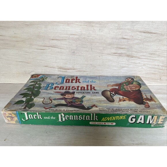 Jack And The Beanstalk Vintage Board Game Adventure Game Transogram 1957 USA - Picture 2 of 10